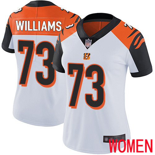 Cincinnati Bengals Limited White Women Jonah Williams Road Jersey NFL Footballl 73 Vapor Untouchable